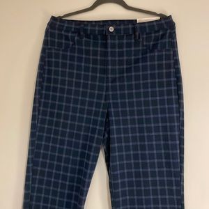 AE skinny kick crop plaid pants size 16 LONG